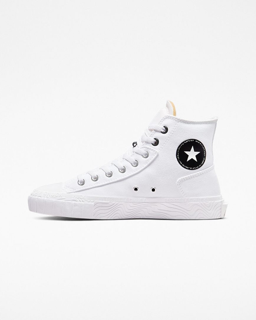Women's Converse Chuck Taylor Alt Star Canvas High Top Shoes White / Black / White | AU 01394X